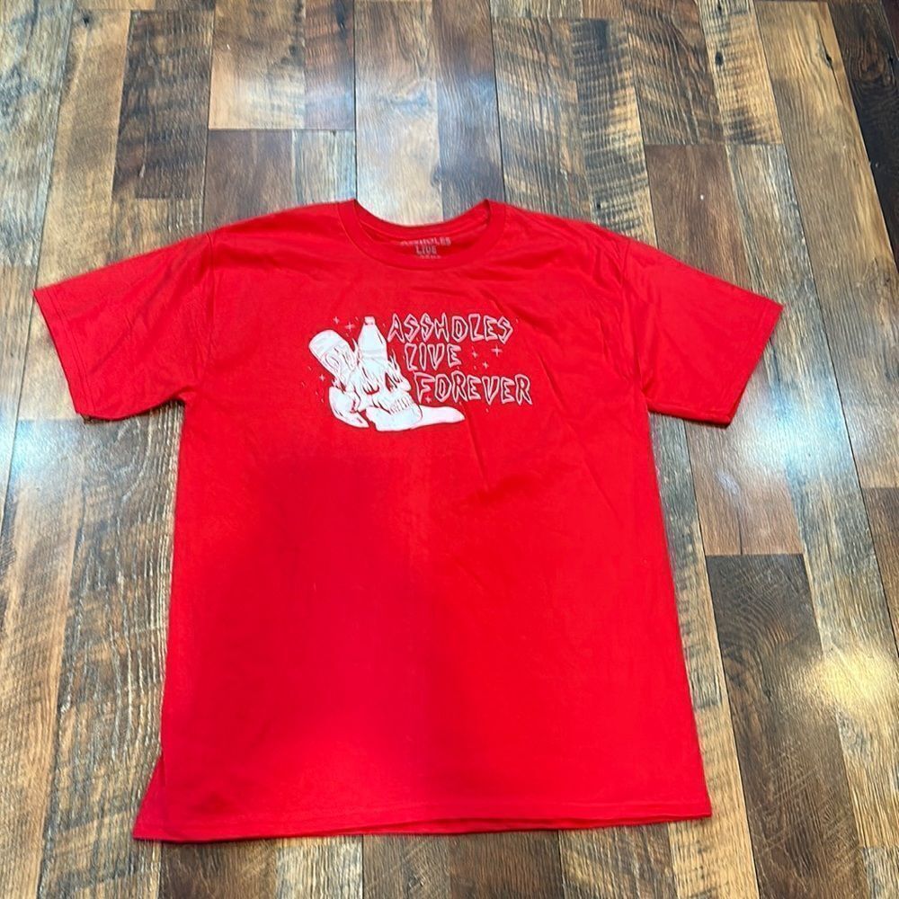- ASSHOLES LIVE FOREVER t-shirt L (6032) NWOT